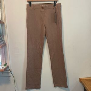 Betabrand Khaki Dress Pant Yoga Pants Size Medium NEW